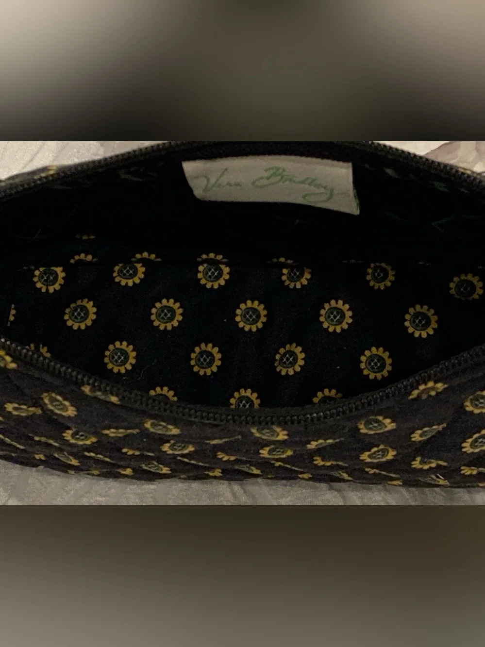 Vera Bradley Amy Sunflower Small Crossbody ShoulderBag Dimensions 9”x6